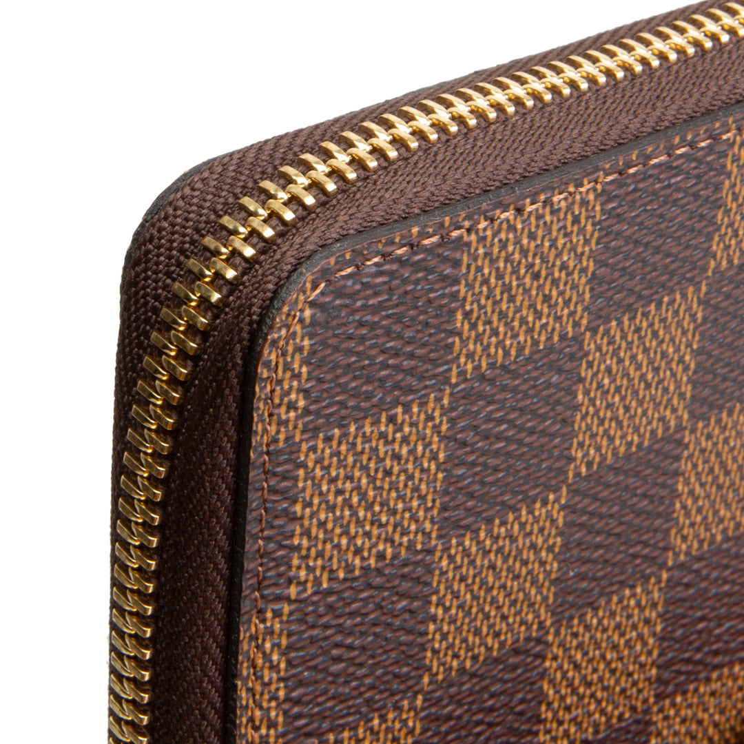 LOUIS VUITTON Clemence Wallet Damier Ebene