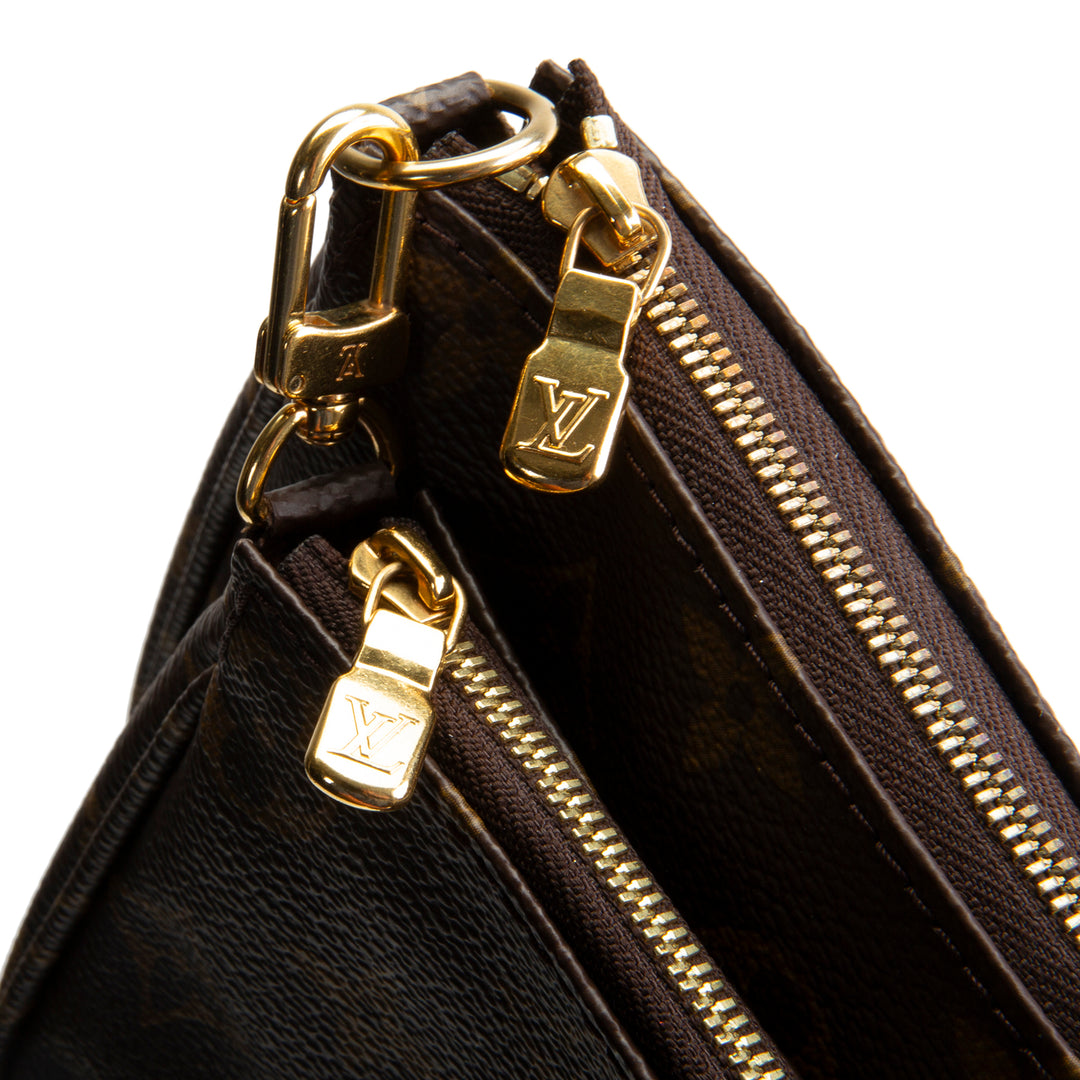 LOUIS VUITTON Monogram Multi Pochette Accessoires - Khaki