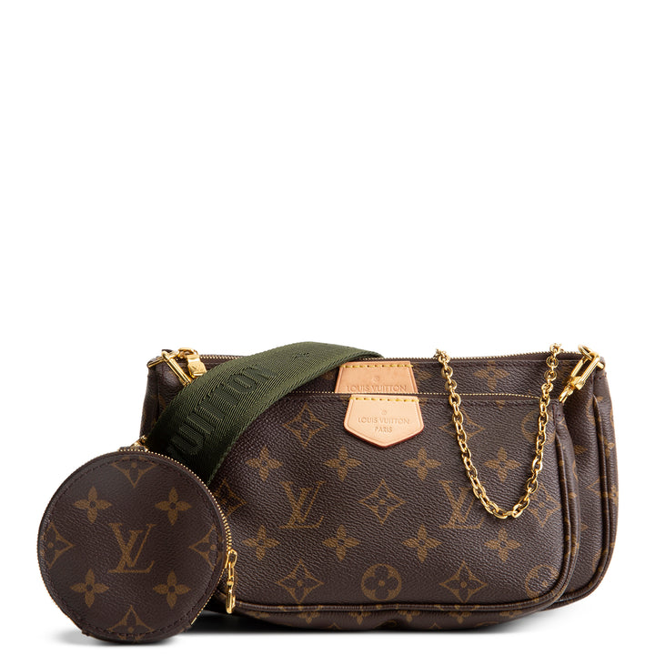 LOUIS VUITTON Monogram Multi Pochette Accessoires - Khaki