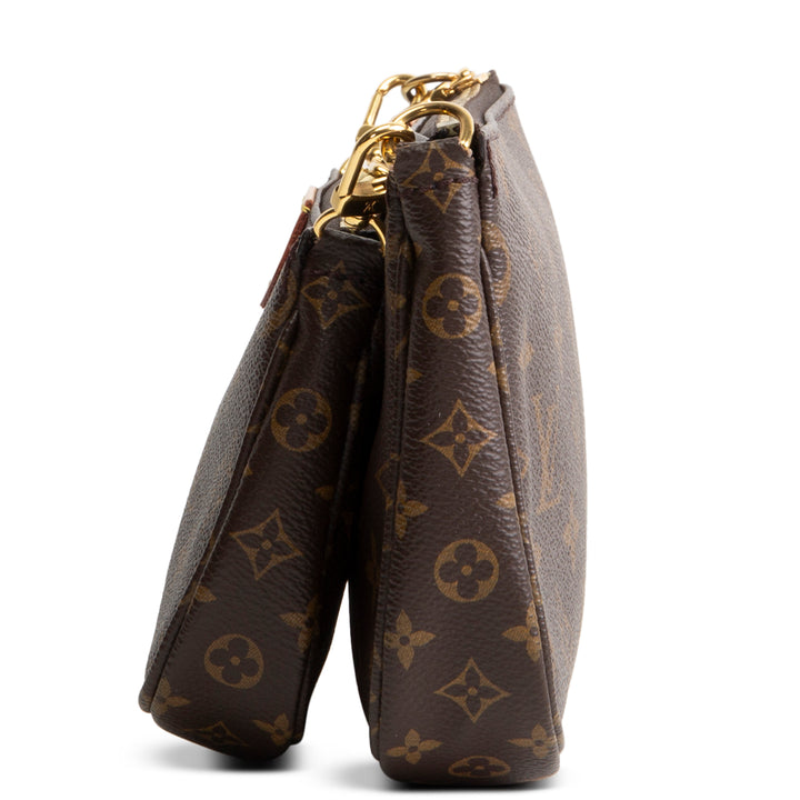 LOUIS VUITTON Monogram Multi Pochette Accessoires - Khaki
