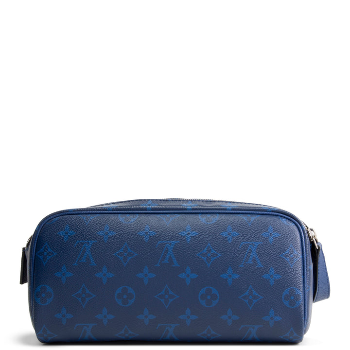 LOUIS VUITTON Monogram Taigarama Dopp Kit - Cobalt Blue
