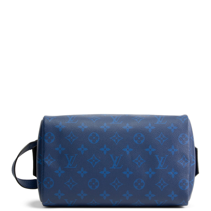 LOUIS VUITTON Monogram Taigarama Dopp Kit - Cobalt Blue