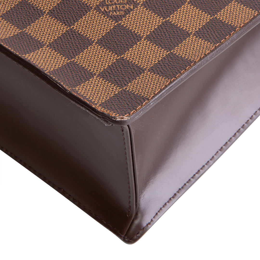 LOUIS VUITTON Sac Plat PM Damier Ebene