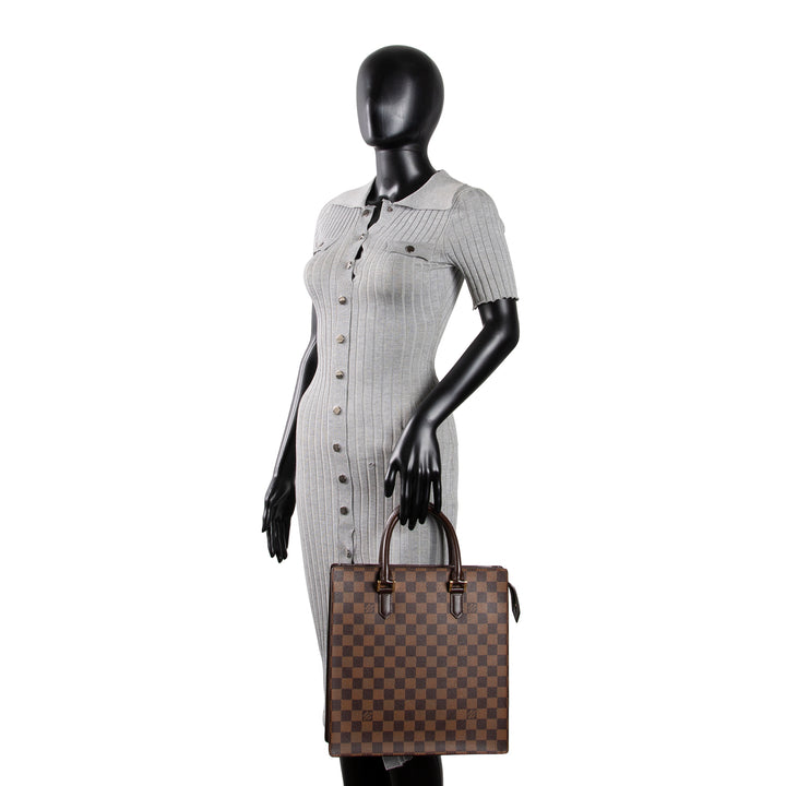 LOUIS VUITTON Sac Plat PM Damier Ebene