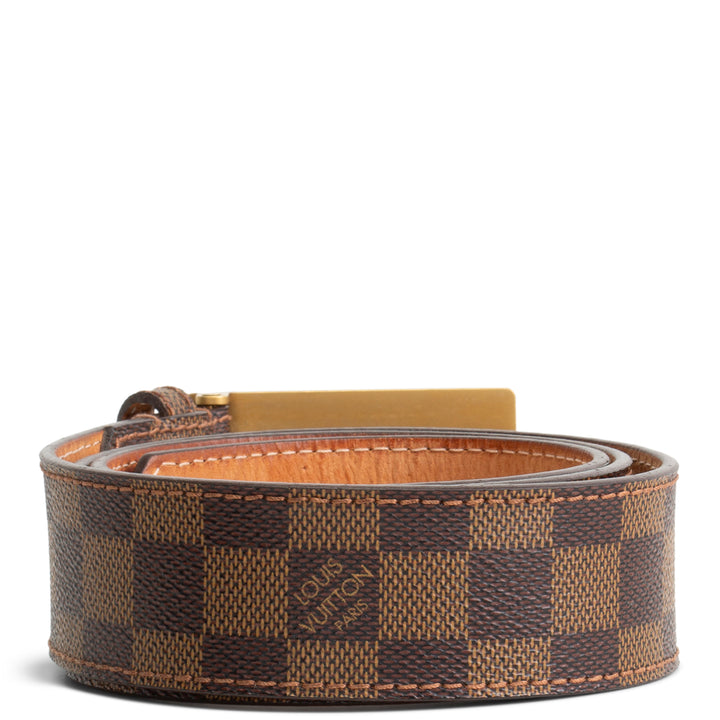 LOUIS VUITTON Inventeur Belt - Damier Ebene