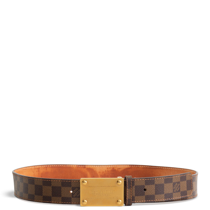 LOUIS VUITTON Inventeur Belt - Damier Ebene