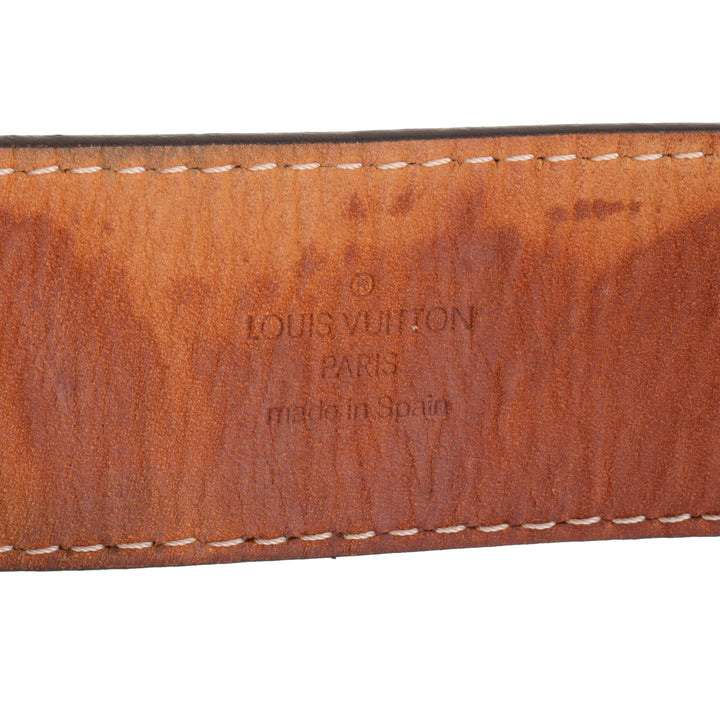 LOUIS VUITTON Inventeur Belt - Damier Ebene