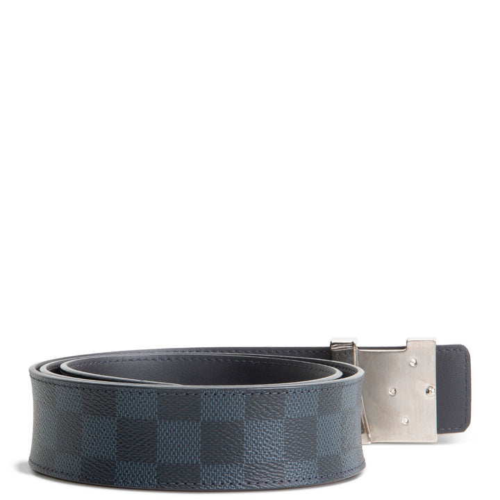 LOUIS VUITTON Damier Cobalt Initiales Belt