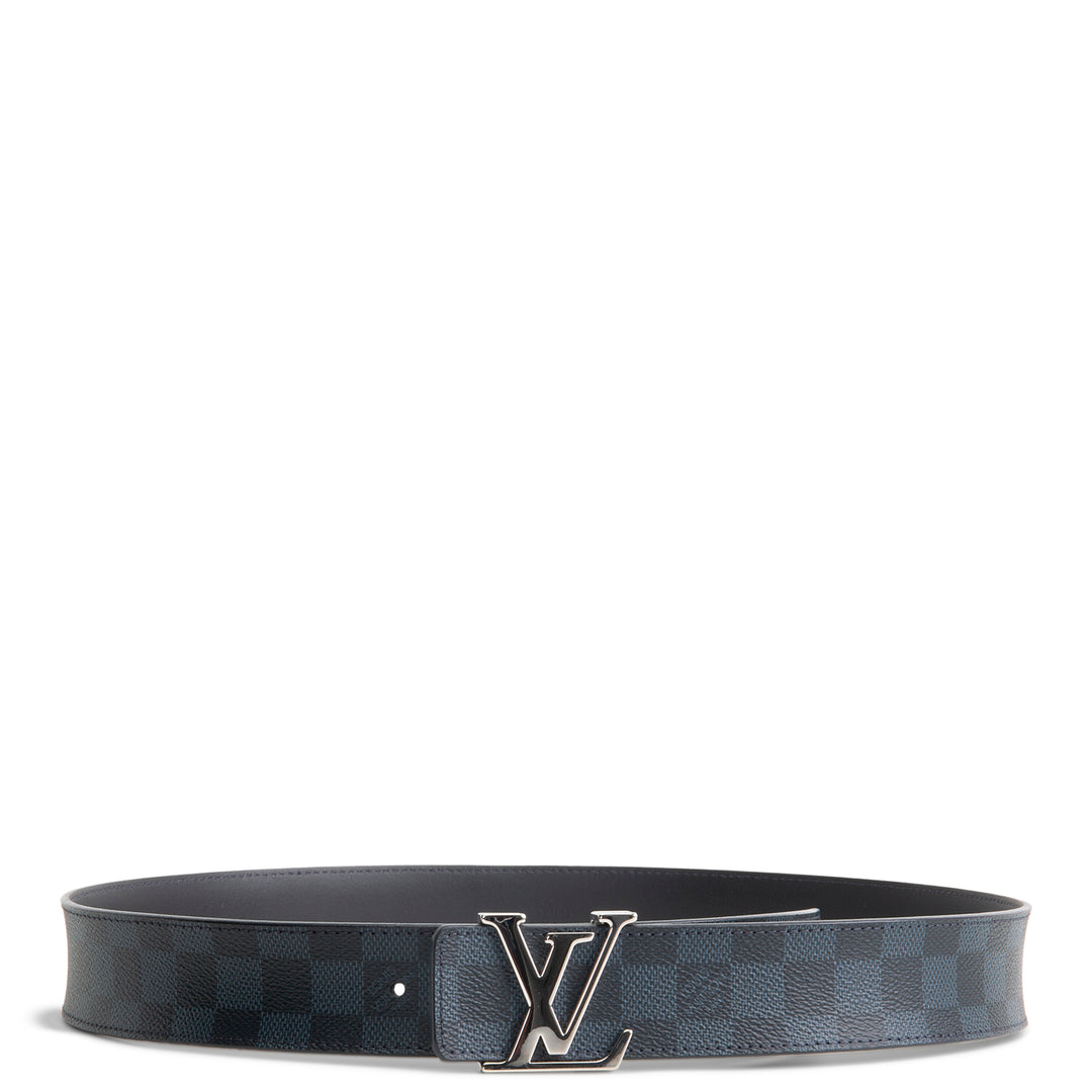 LOUIS VUITTON Damier Cobalt Initiales Belt