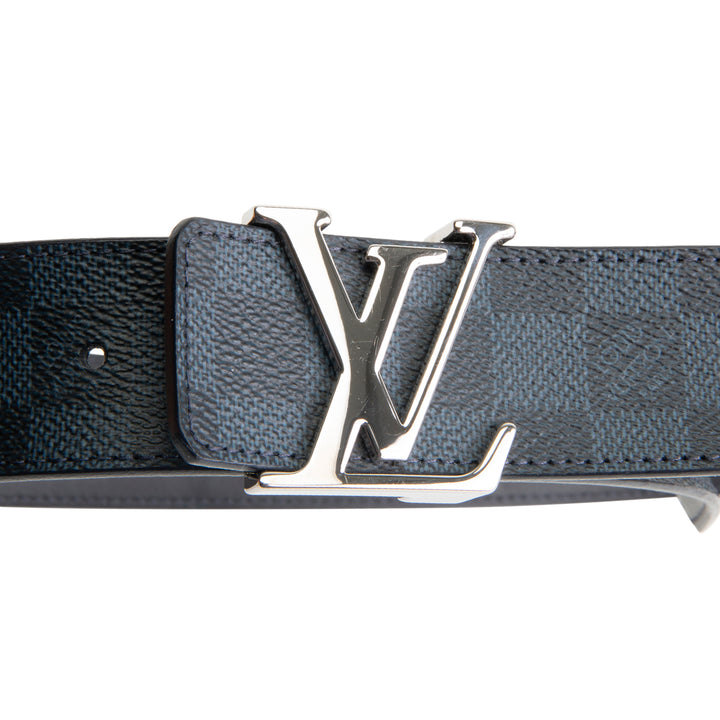 LOUIS VUITTON Damier Cobalt Initiales Belt