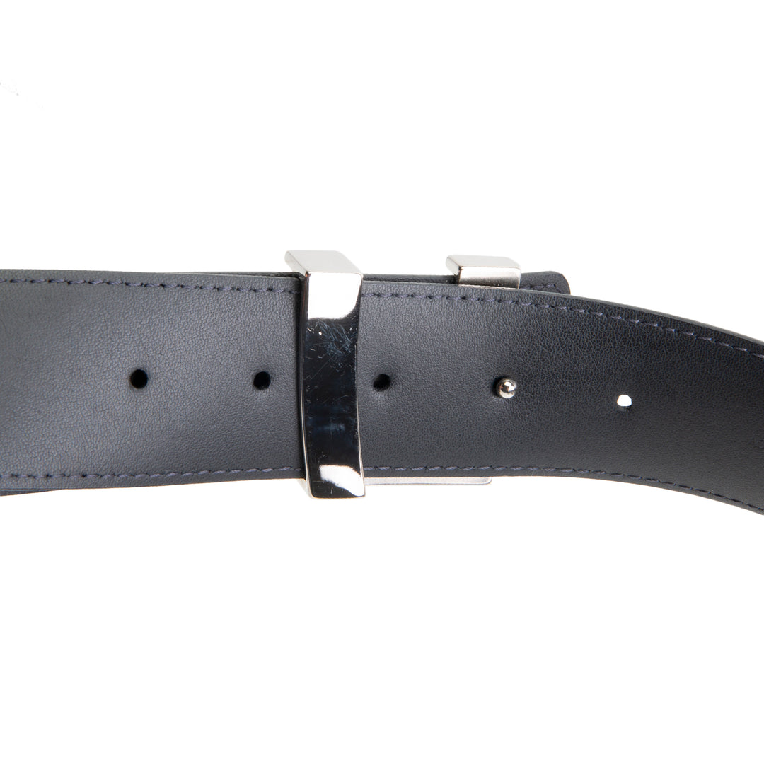 LOUIS VUITTON Damier Cobalt Initiales Belt