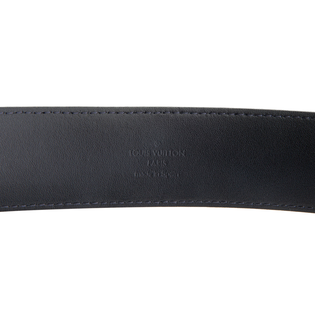 LOUIS VUITTON Damier Cobalt Initiales Belt