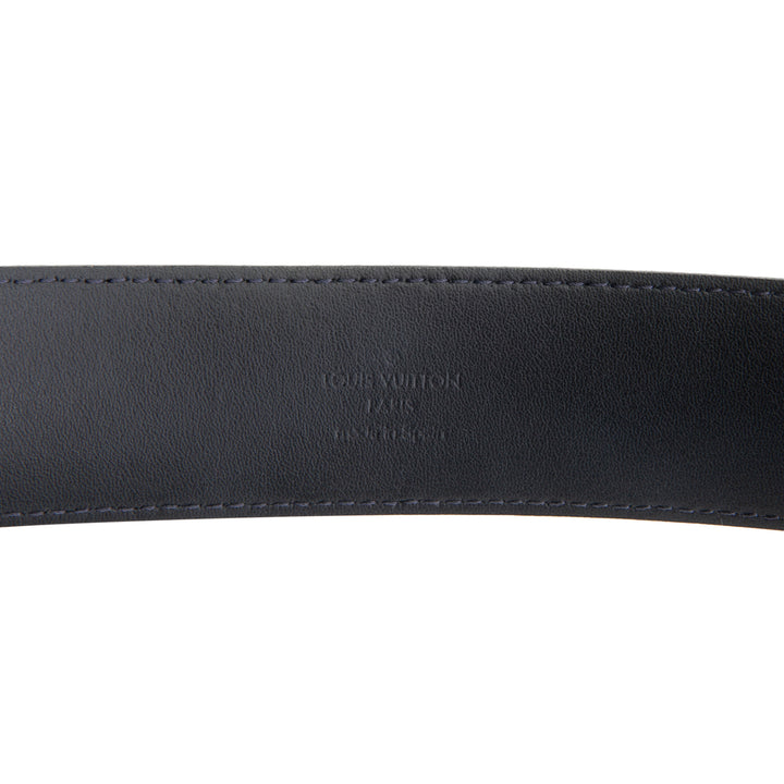 LOUIS VUITTON Damier Cobalt Initiales Belt