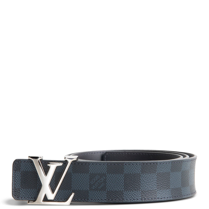 LOUIS VUITTON Damier Cobalt Initiales Belt