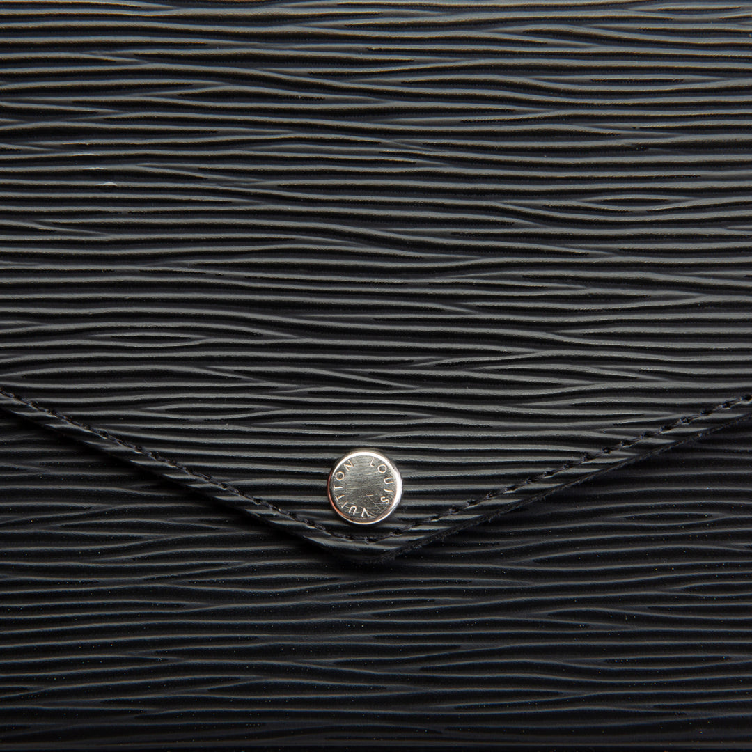 LOUIS VUITTON Epi Felicie Pochette - Black