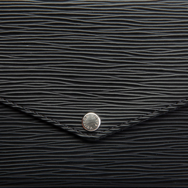LOUIS VUITTON Epi Felicie Pochette - Black