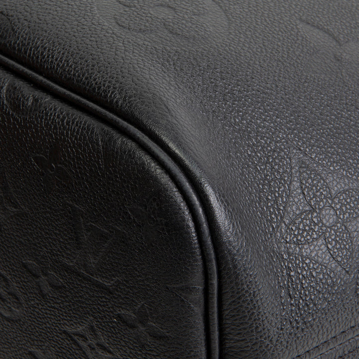 LOUIS VUITTON Giant Monogram Empreinte Neverfull MM - Black OUTLET FINAL SALE