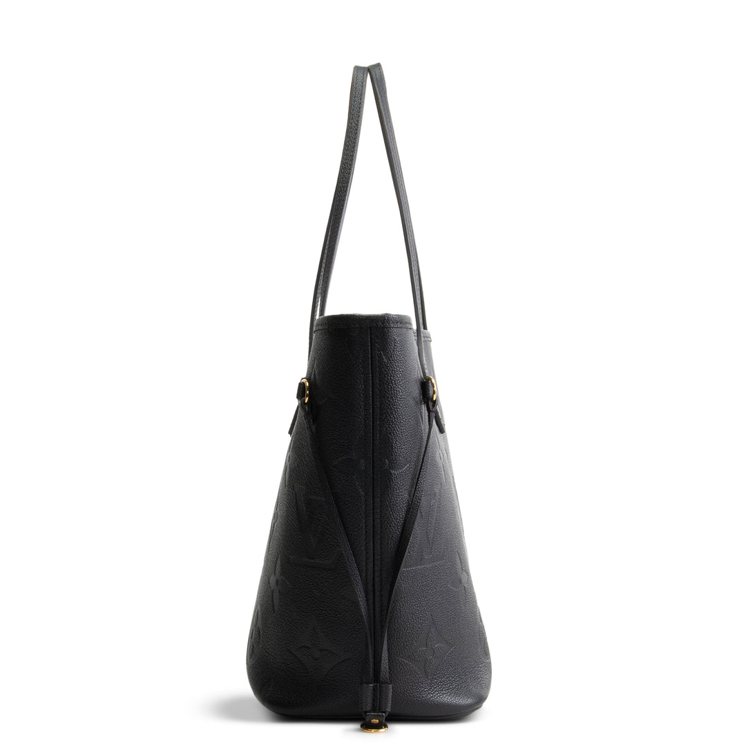 LOUIS VUITTON Giant Monogram Empreinte Neverfull MM - Black OUTLET FINAL SALE