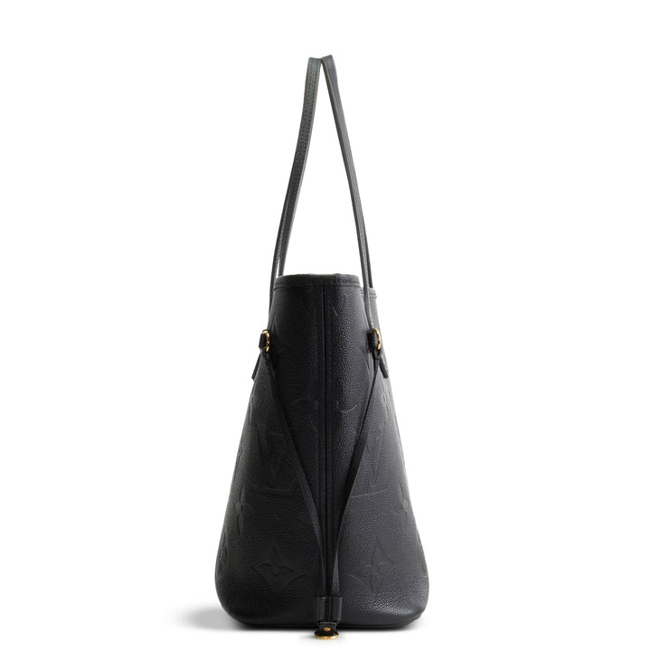 LOUIS VUITTON Giant Monogram Empreinte Neverfull MM - Black OUTLET FINAL SALE