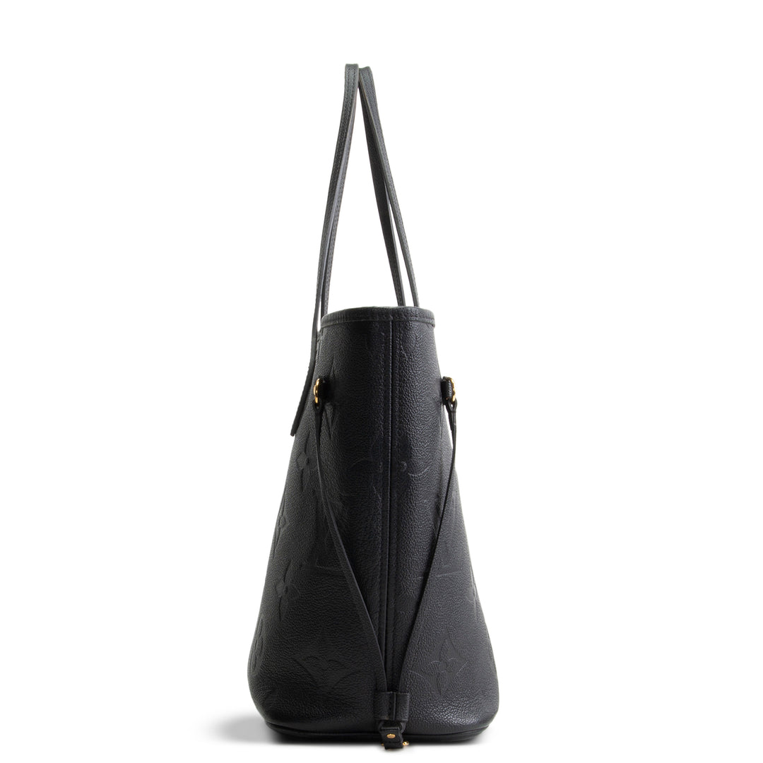 LOUIS VUITTON Giant Monogram Empreinte Neverfull MM - Black OUTLET FINAL SALE