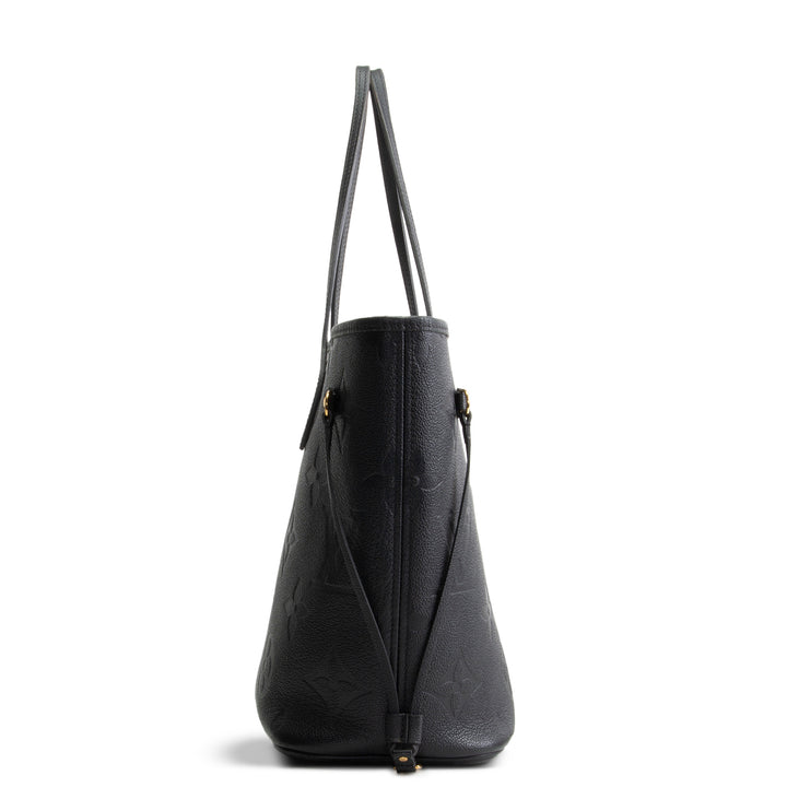 LOUIS VUITTON Giant Monogram Empreinte Neverfull MM - Black OUTLET FINAL SALE