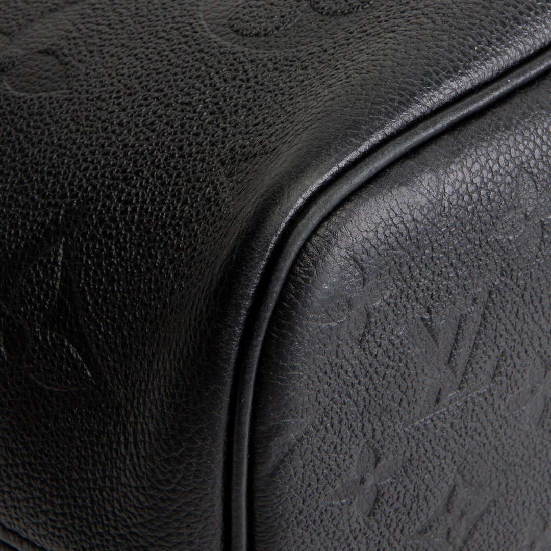 LOUIS VUITTON Giant Monogram Empreinte Neverfull MM - Black OUTLET FINAL SALE
