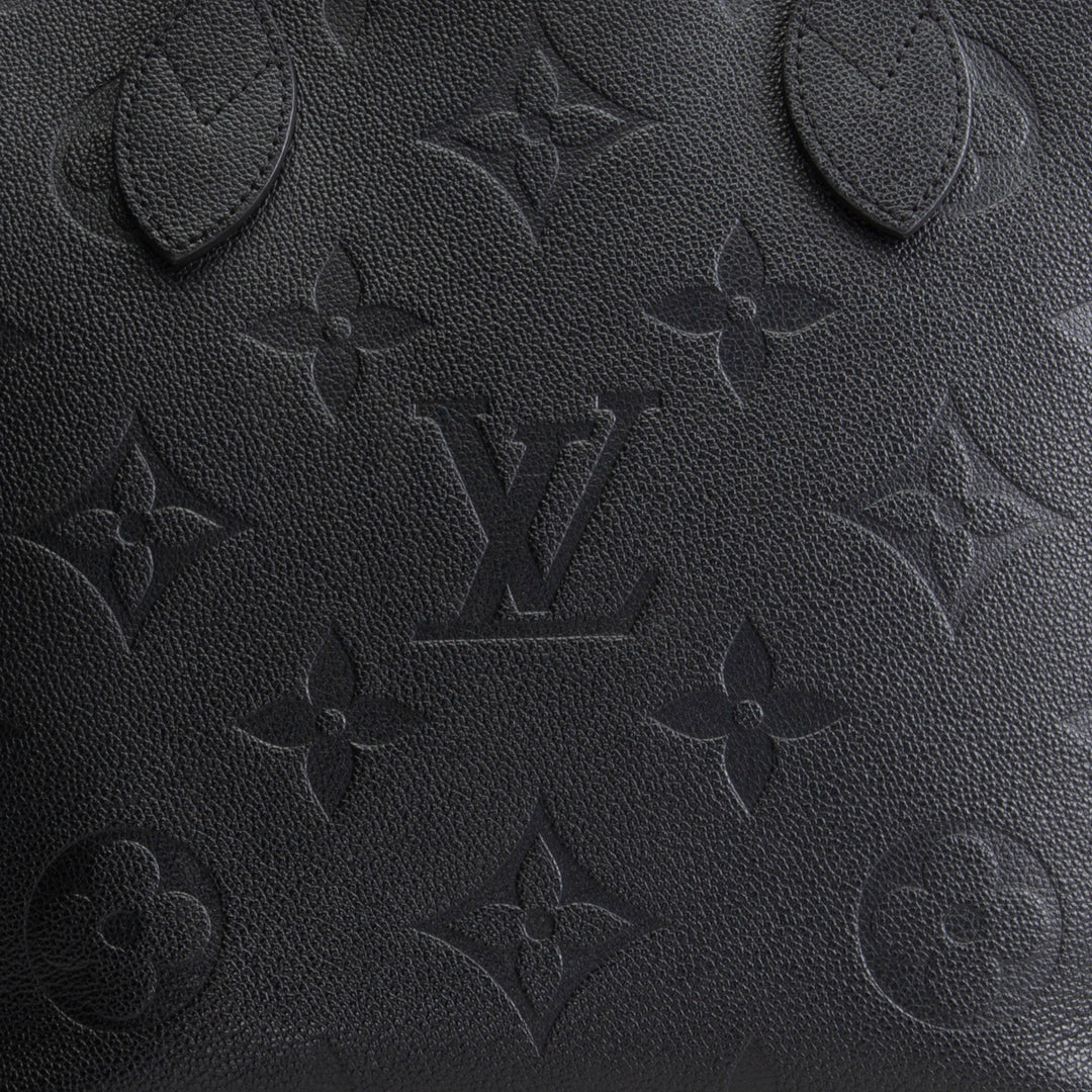 LOUIS VUITTON Giant Monogram Empreinte Neverfull MM - Black OUTLET FINAL SALE