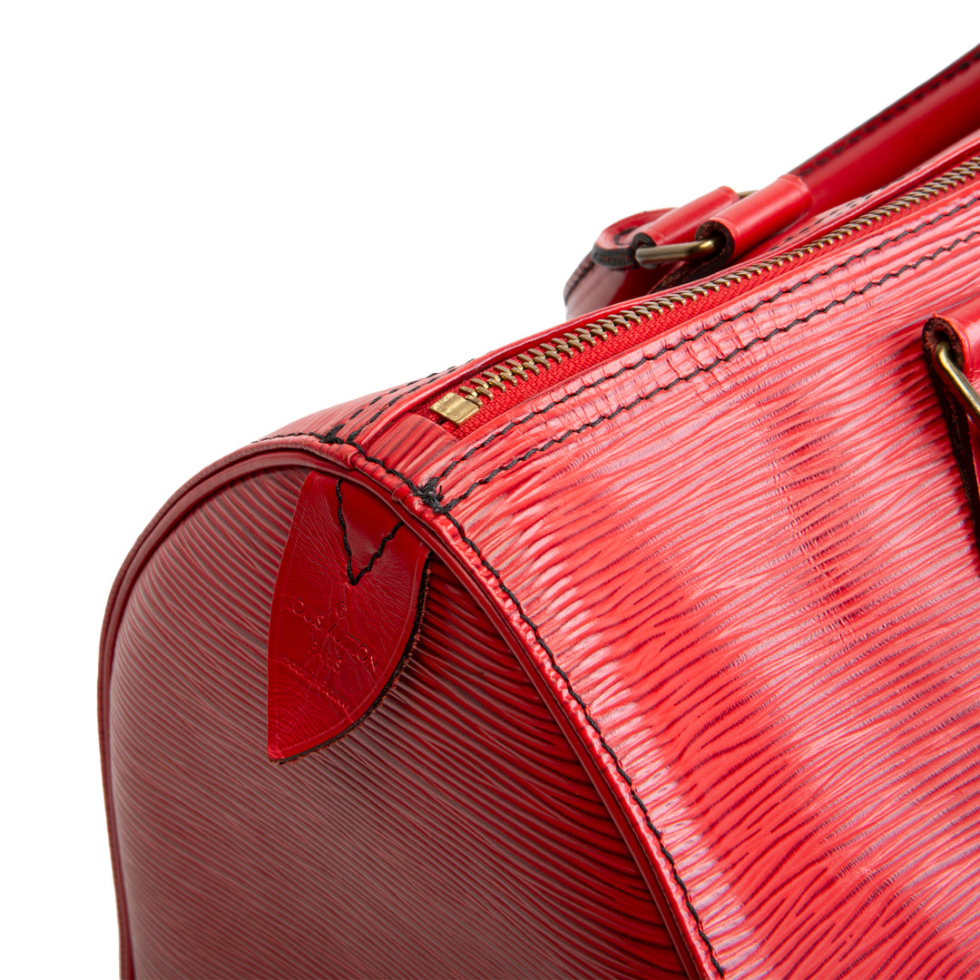 LOUIS VUITTON Vintage Speedy 30 Epi - Red