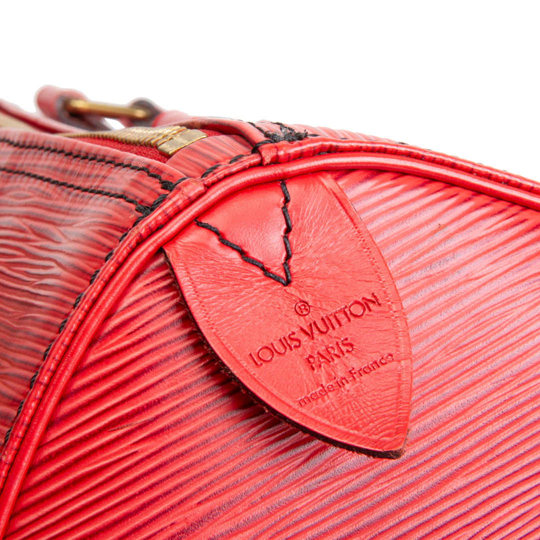 LOUIS VUITTON Vintage Speedy 30 Epi - Red