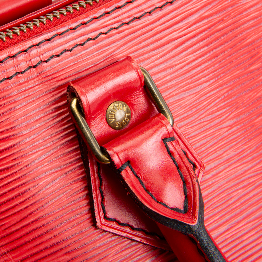 LOUIS VUITTON Vintage Speedy 30 Epi - Red