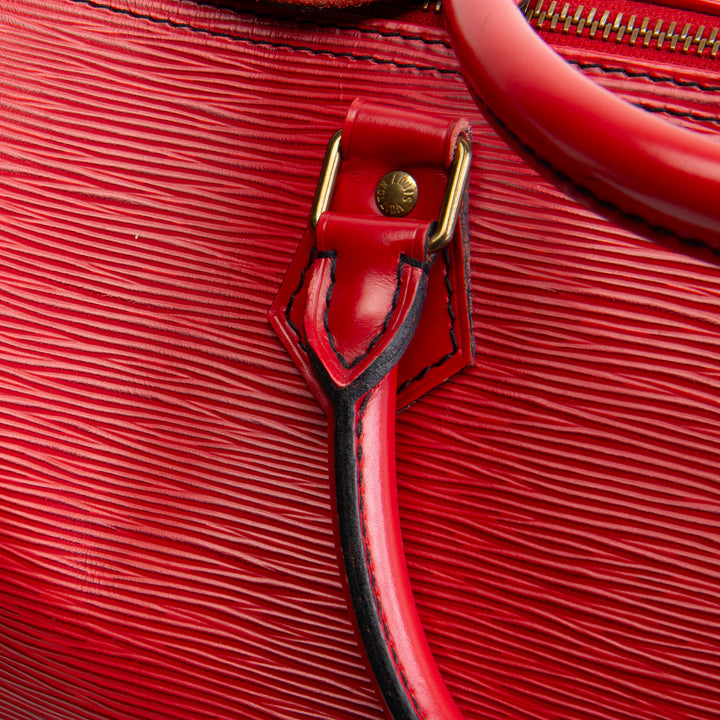 LOUIS VUITTON Vintage Speedy 30 Epi - Red