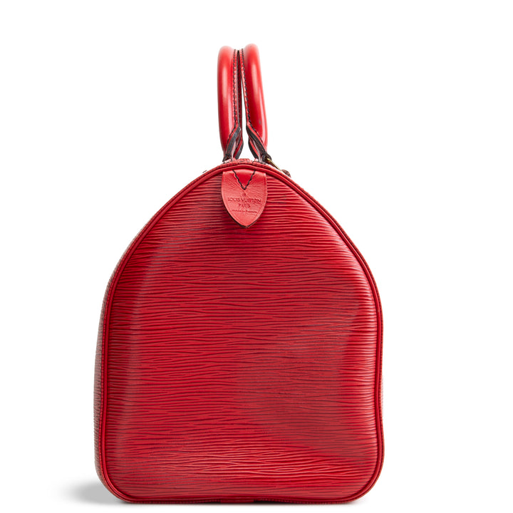 LOUIS VUITTON Vintage Speedy 30 Epi - Red