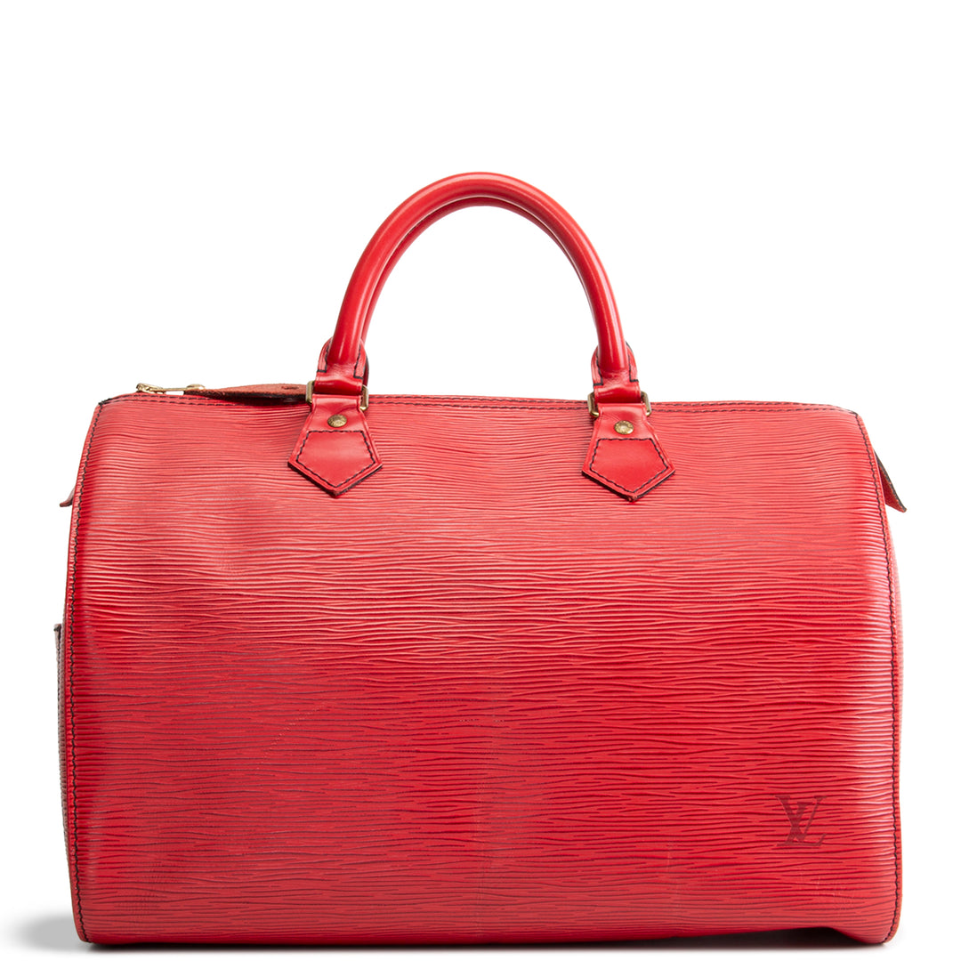 LOUIS VUITTON Vintage Speedy 30 Epi - Red