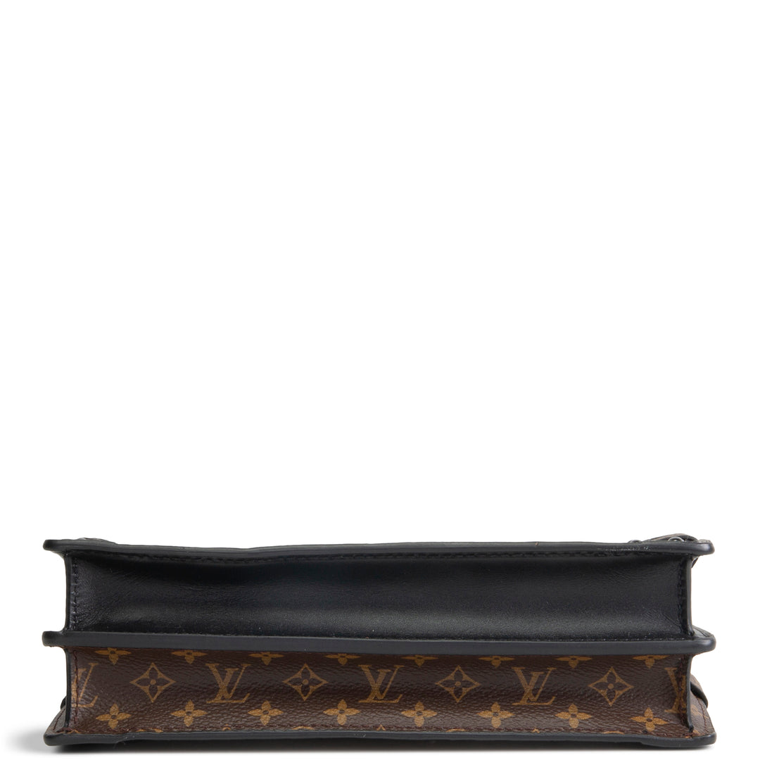 LOUIS VUITTON Reverse Monogram Trunk Clutch