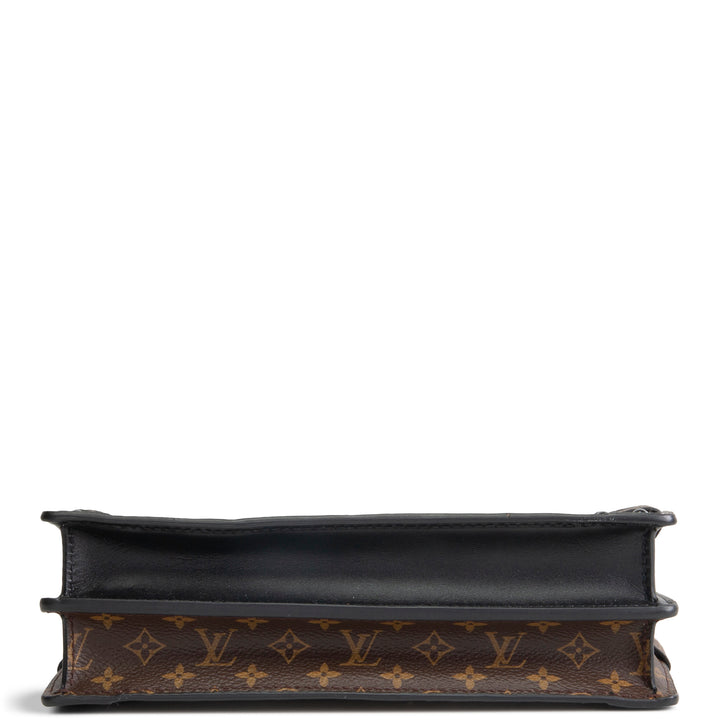 LOUIS VUITTON Reverse Monogram Trunk Clutch