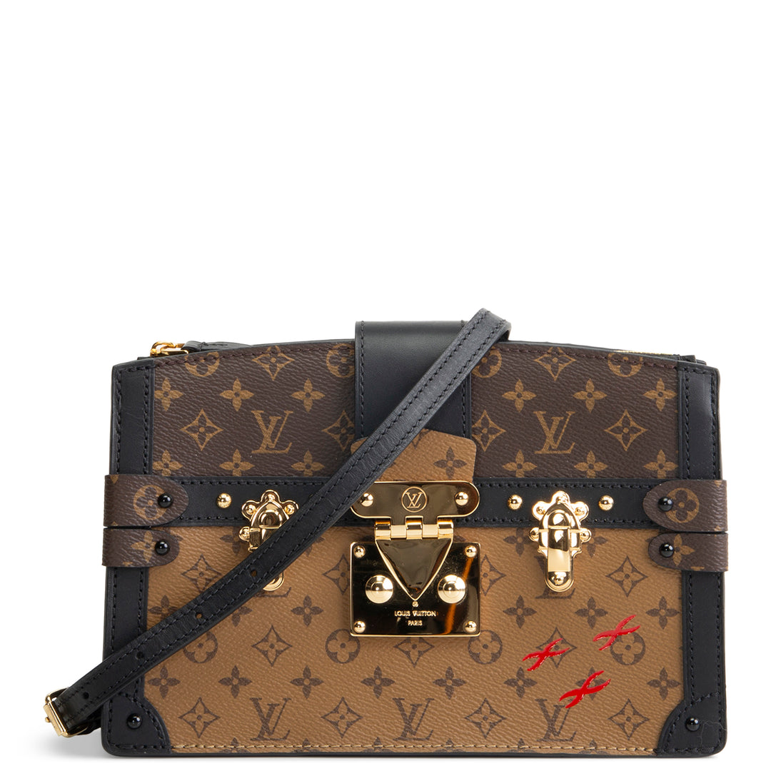 LOUIS VUITTON Reverse Monogram Trunk Clutch