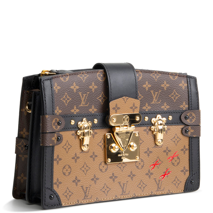 LOUIS VUITTON Reverse Monogram Trunk Clutch