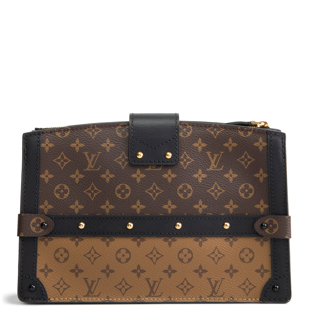 LOUIS VUITTON Reverse Monogram Trunk Clutch
