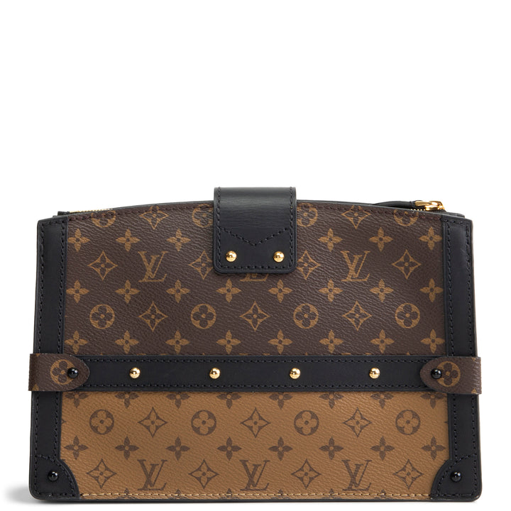 LOUIS VUITTON Reverse Monogram Trunk Clutch