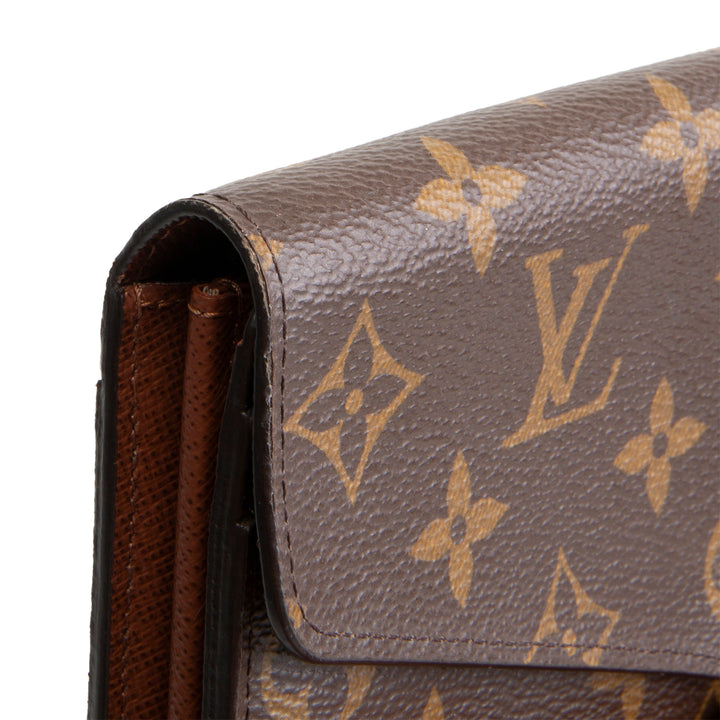 LOUIS VUITTON Monogram Sarah Wallet