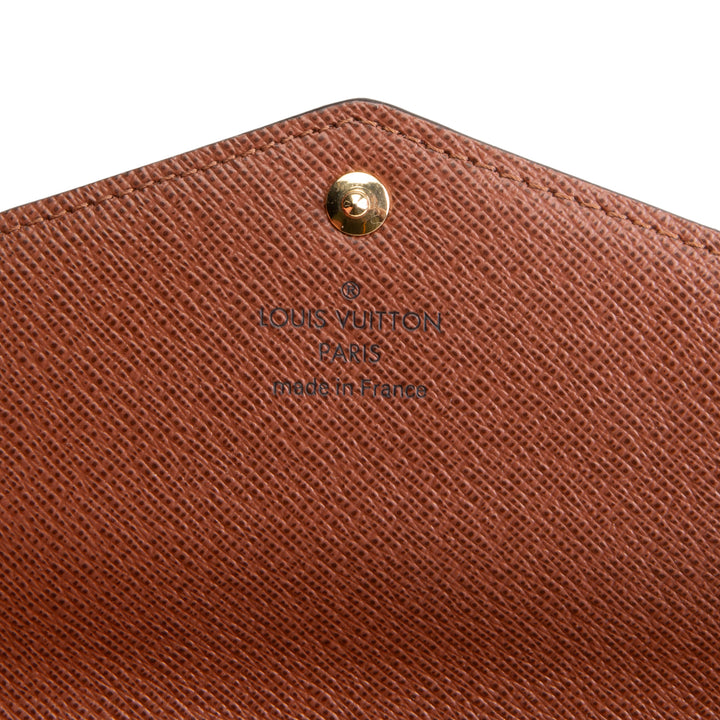 LOUIS VUITTON Monogram Sarah Wallet