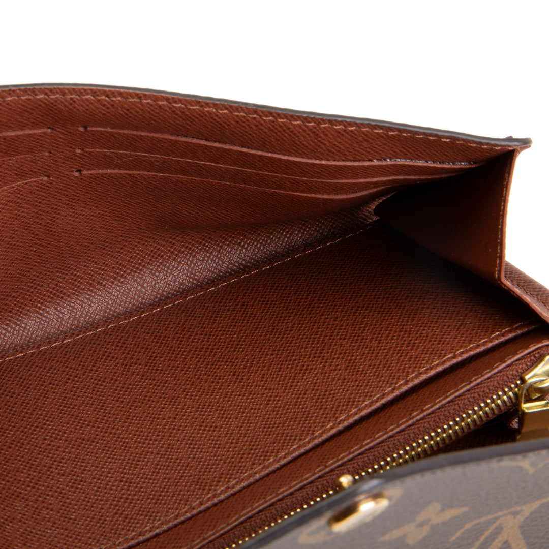 LOUIS VUITTON Monogram Sarah Wallet