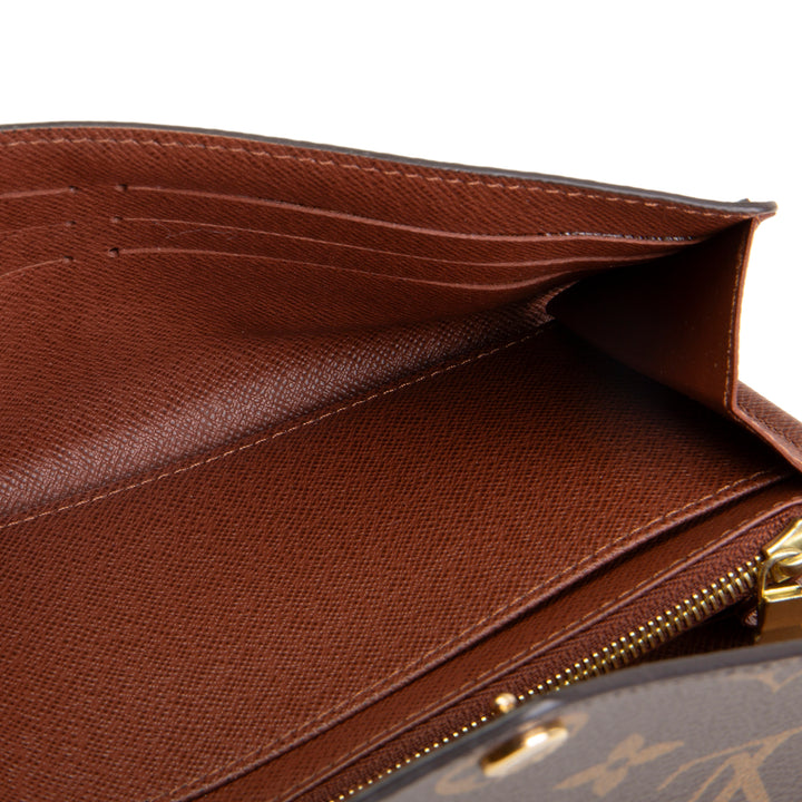 LOUIS VUITTON Monogram Sarah Wallet