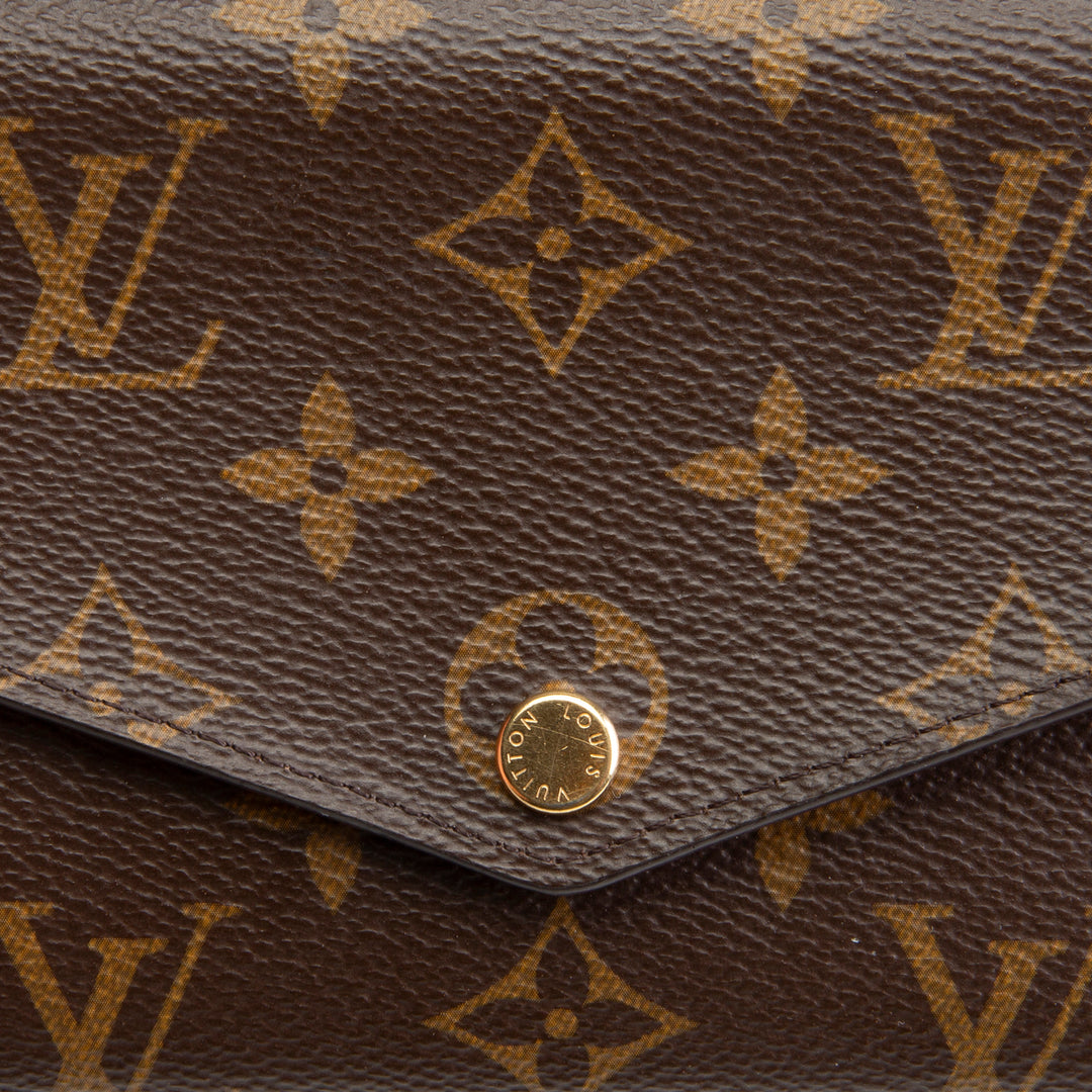 LOUIS VUITTON Monogram Sarah Wallet