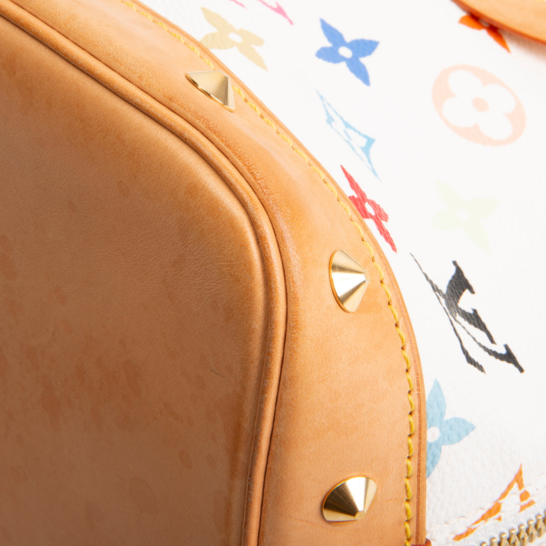 LOUIS VUITTON Vintage Multicolore Alma - White