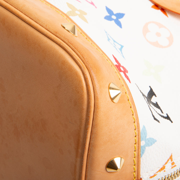 LOUIS VUITTON Vintage Multicolore Alma - White