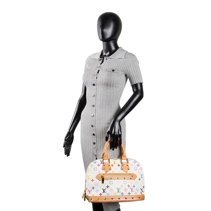 LOUIS VUITTON Vintage Multicolore Alma - White