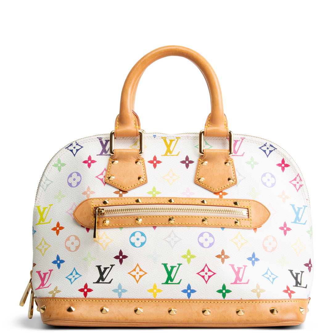 LOUIS VUITTON Vintage Multicolore Alma - White