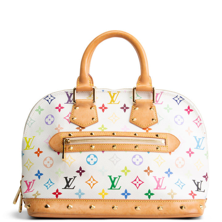 LOUIS VUITTON Vintage Multicolore Alma - White