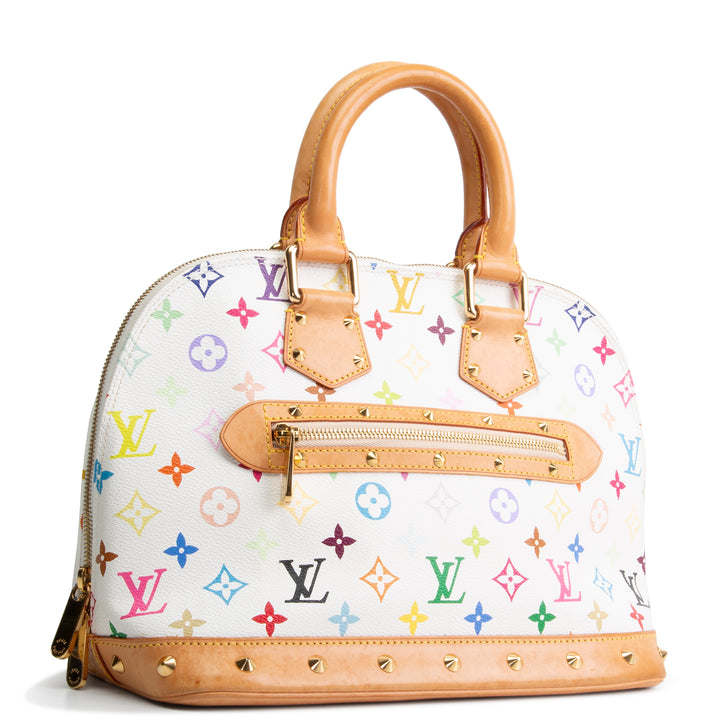 LOUIS VUITTON Vintage Multicolore Alma - White